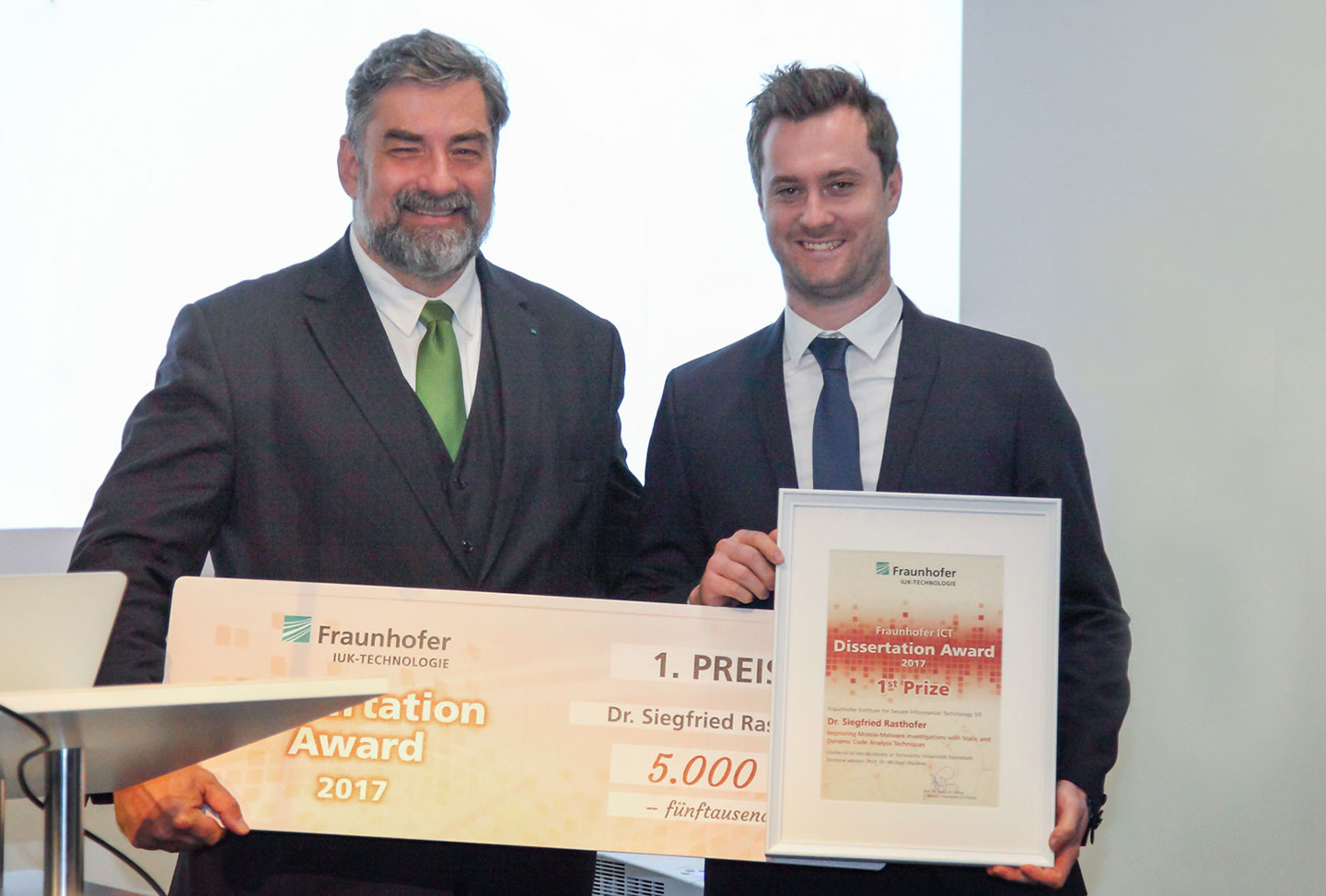 Fraunhofer ICT Dissertation Award
