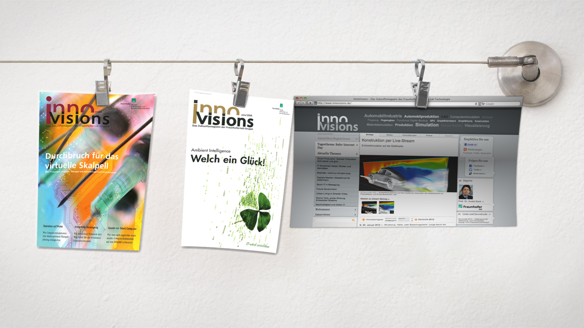 Die Geschichte von InnoVisions Ancestor gallery InnoVisions - from print to online magazine